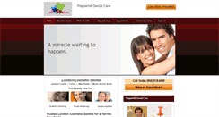 Desktop Screenshot of londoncosmeticdentist.com