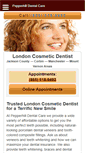 Mobile Screenshot of londoncosmeticdentist.com